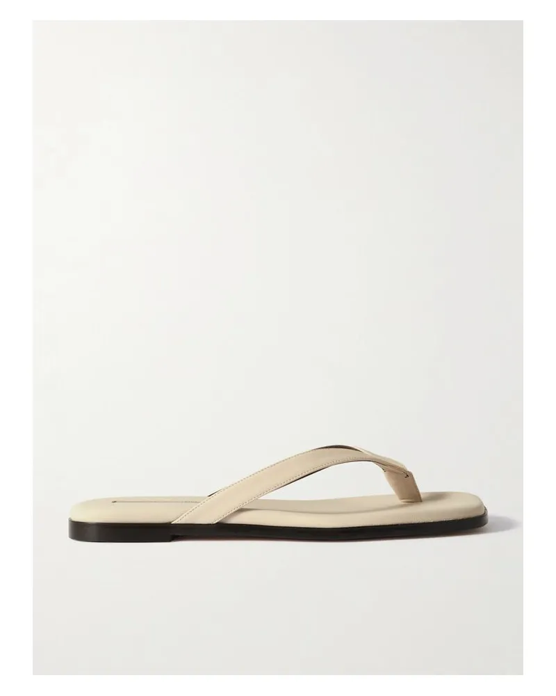 Emme Parsons Meta Zehensandalen Aus Leder - Elfenbein Elfenbein