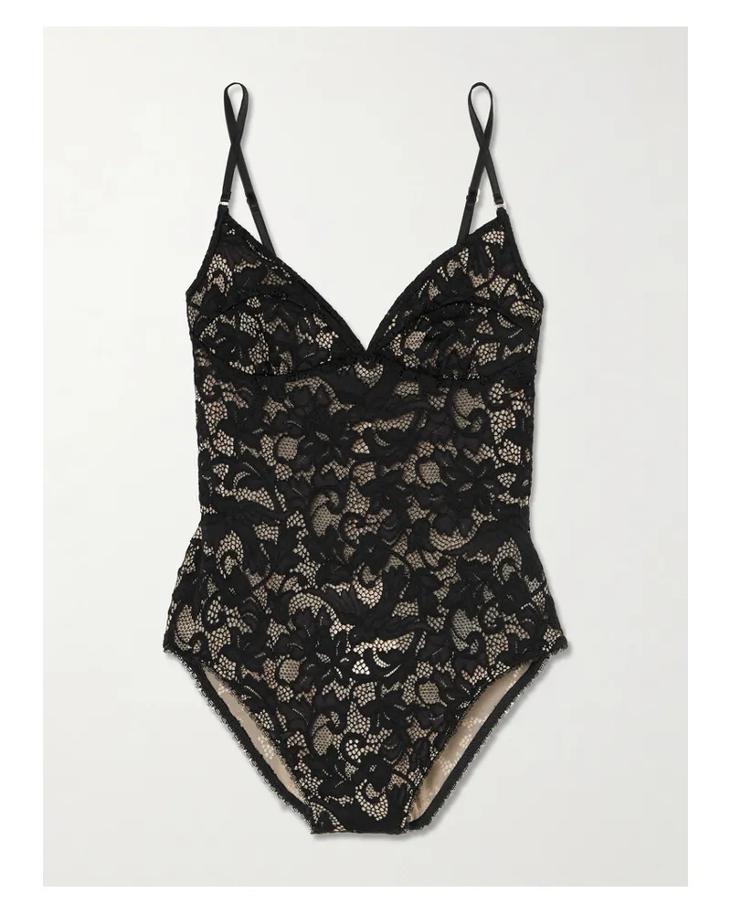 Zimmermann Corded Lace Bodysuit - Black Black