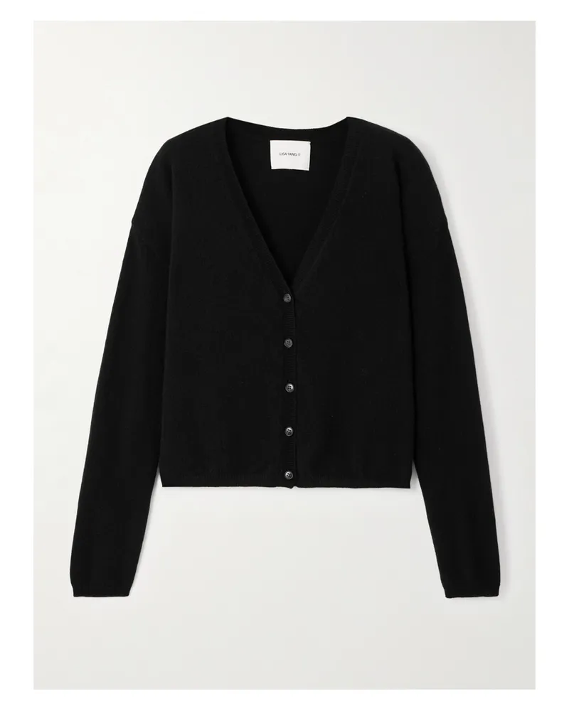 Lisa Yang Abby Cashmere Cardigan - Black Black