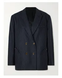 Blazé Milano Nightbreak Doppelreihiger Blazer aus einer Woll-kaschmirmischung Blau