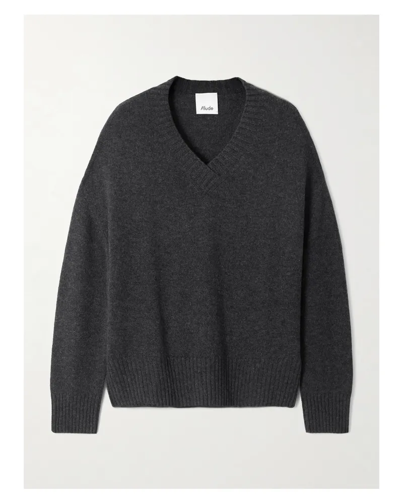 ALLUDE Kaschmirpullover - Grau Grau