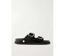 Arizona Pony Hair Sandals - Black