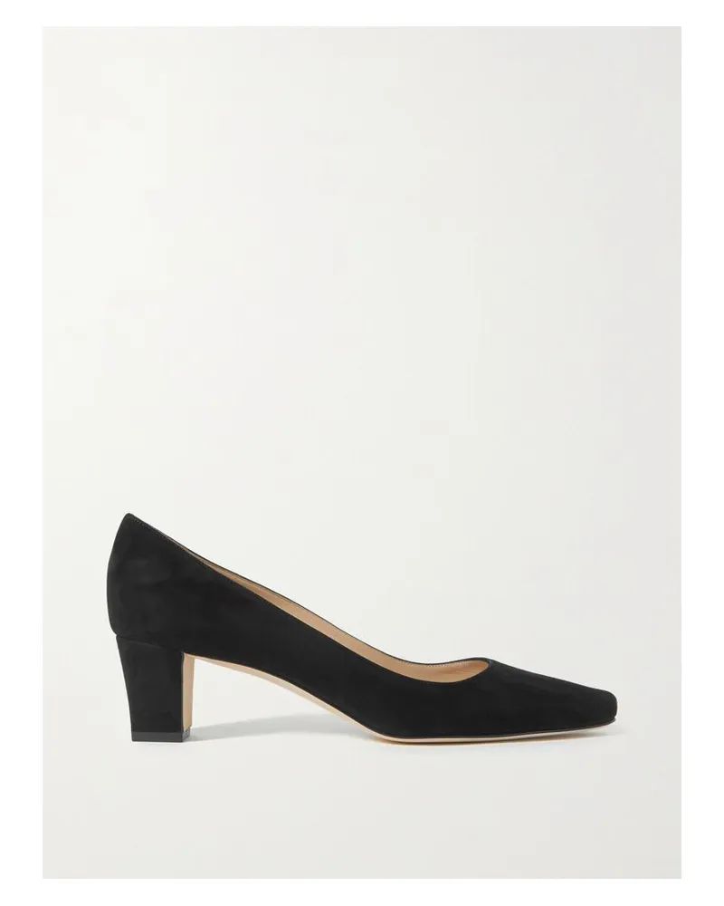 Manolo Blahnik Okkatopla 50 Pumps Aus Veloursleder - Schwarz Schwarz