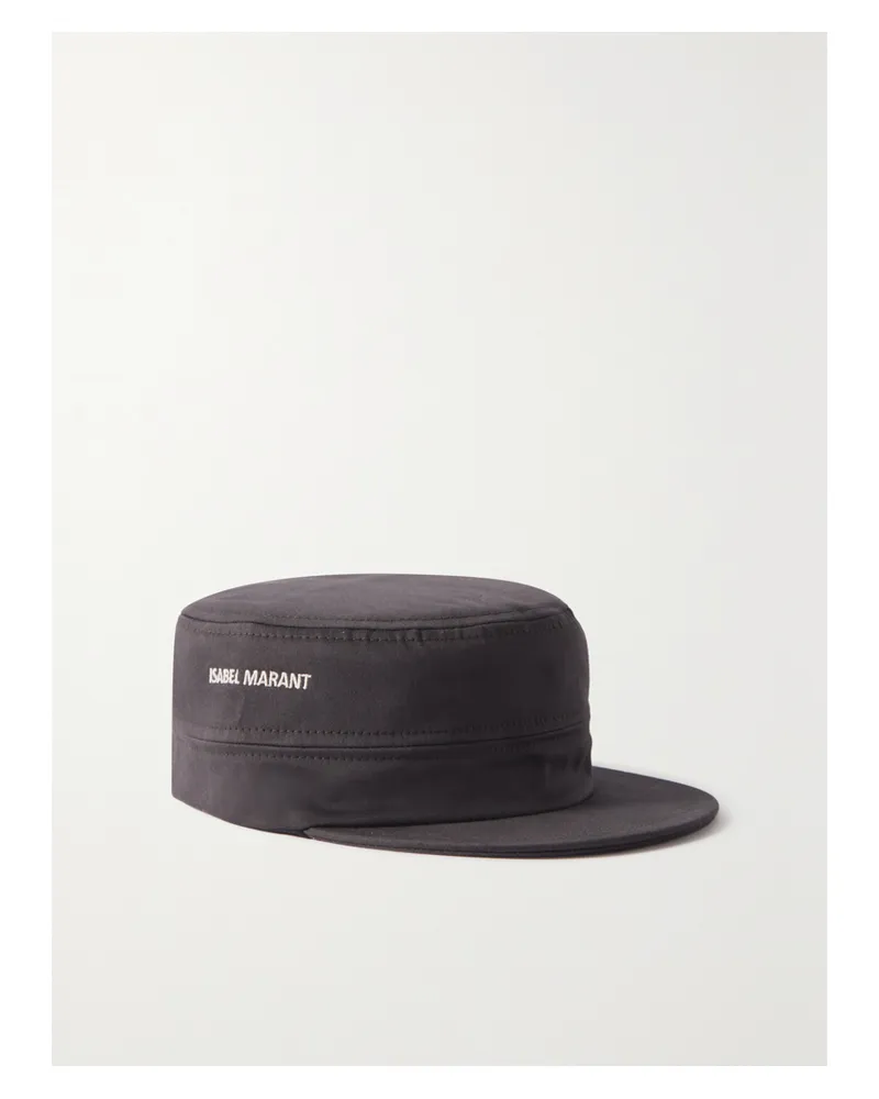 Isabel Marant Siacca Kappe Aus Baumwolle Mit Stickerrei - Blau Blau