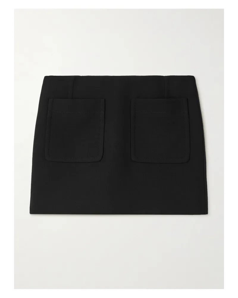 Bottega Veneta Cotton-blend Mini Skirt - Black Black