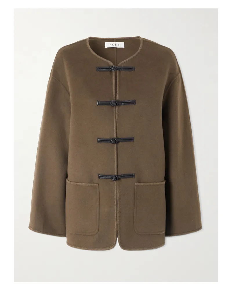 Róhe Jacke Aus Wolle - Braun Braun