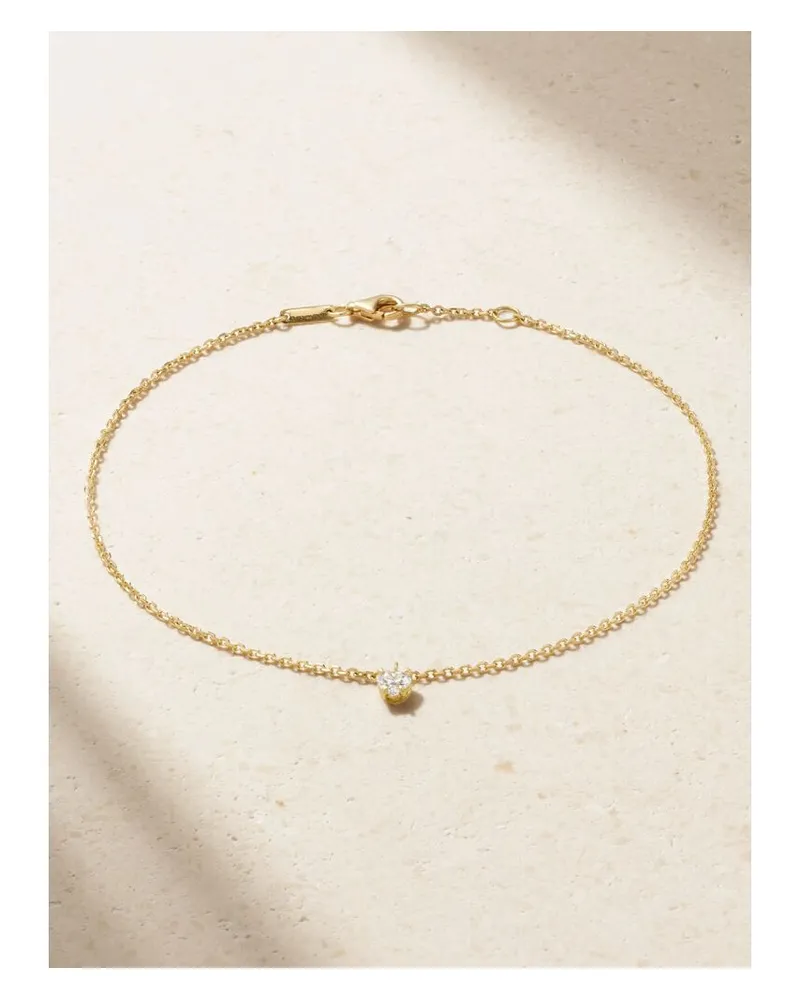 ANITA KO Fußkettchen Aus 18 Karat Gold Mit Diamant Gold