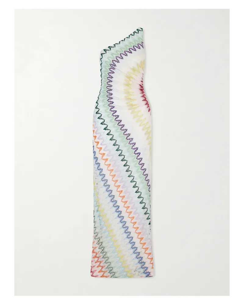 Missoni Sleeveless Striped Maxi Dress - White White