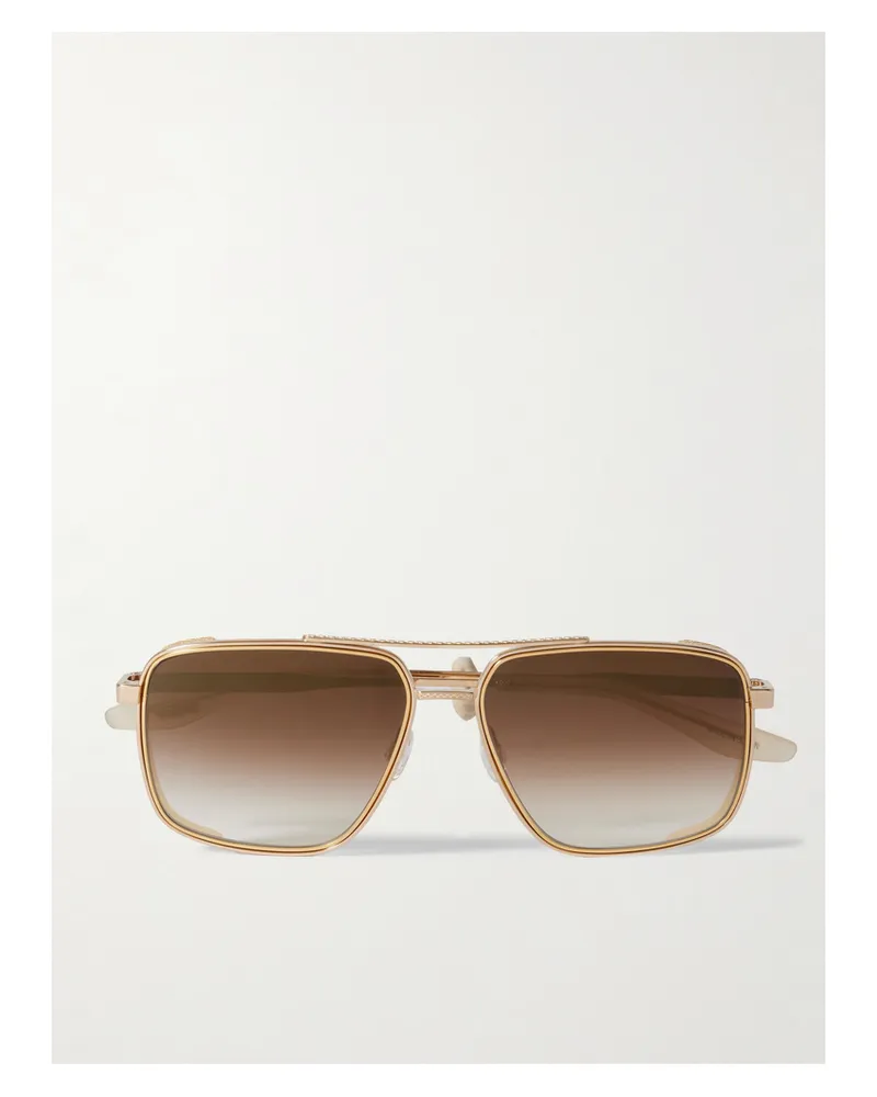 Barton Perreira 007 Scaramanga Vergoldete Pilotensonnenbrille Gold