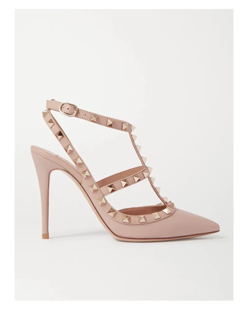 Valentino Garavani Valentino Garavani Rockstud Pumps Aus Leder - Pink Pink