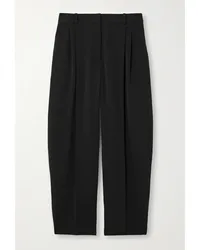 Stella McCartney Verkürzte Hose aus einer Wollmischung Schwarz