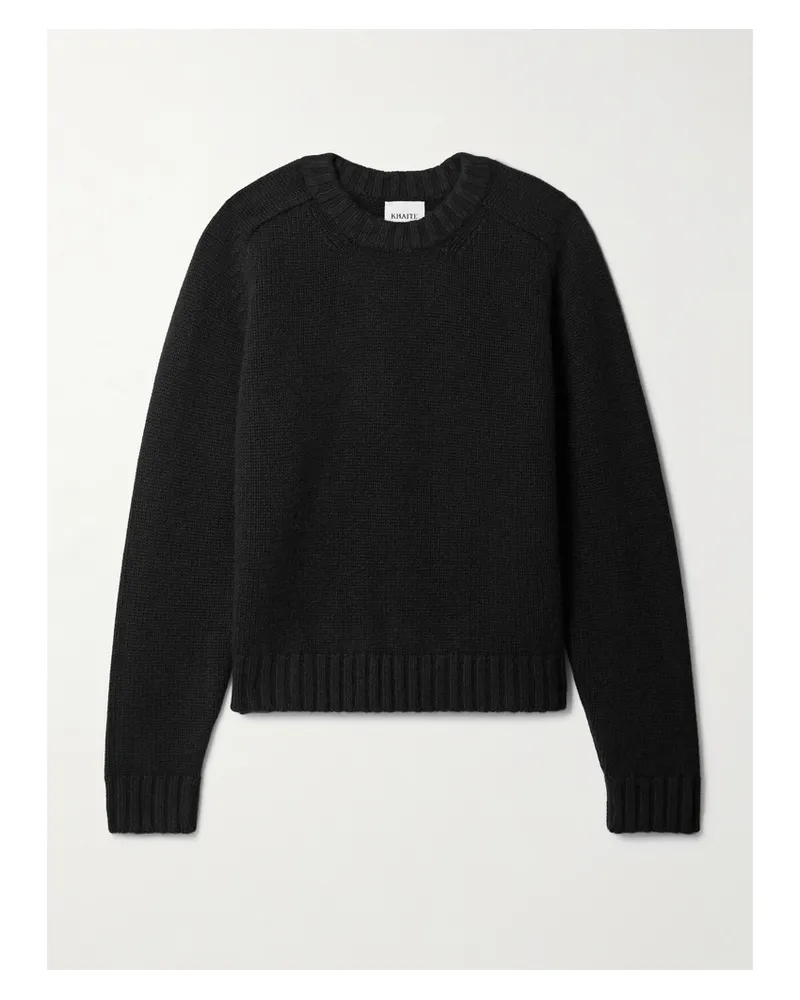 KHAITE Mae Cashmere Sweater - Black Black