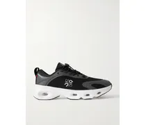 On Cloud Rubber-trimmed Recycled-mesh Sneakers - Black