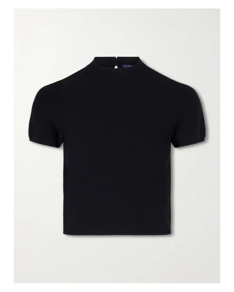 Ralph Lauren Knitted T-shirt - Black Black