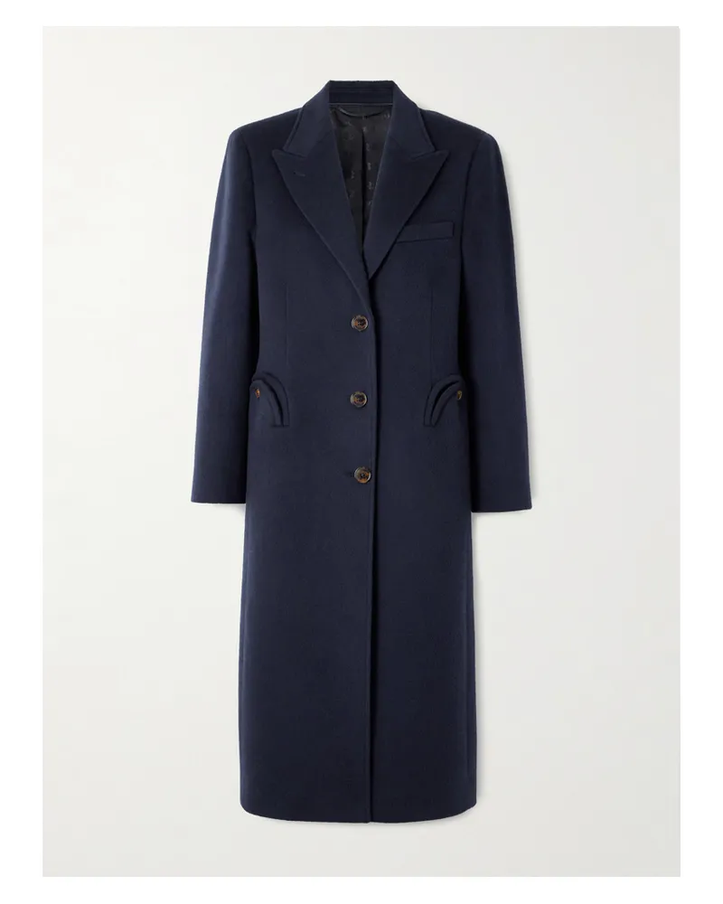 Blazé Milano Joyme Heck Mantel Aus Einer Woll-kaschmirmischung - Blau Blau