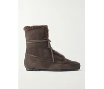 Paul Ankle Boots Aus Shearling - Braun