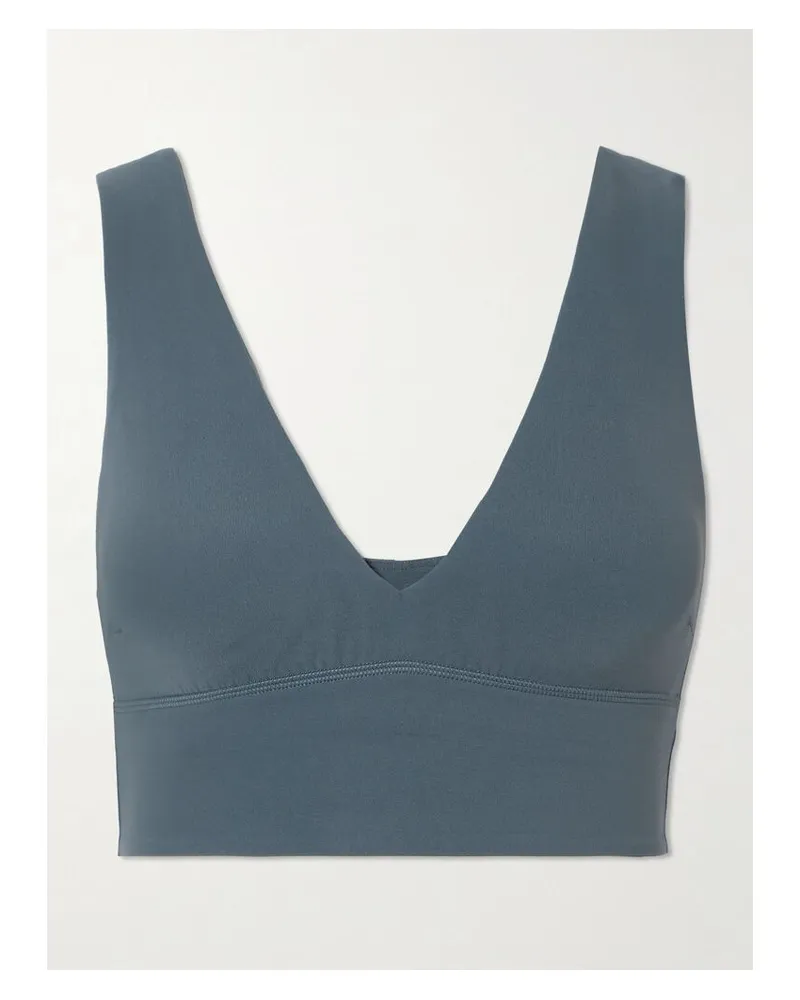 LULULEMON Yoga Align™ V-neck Sport-bh Aus Nulu™-material - Grau Grau