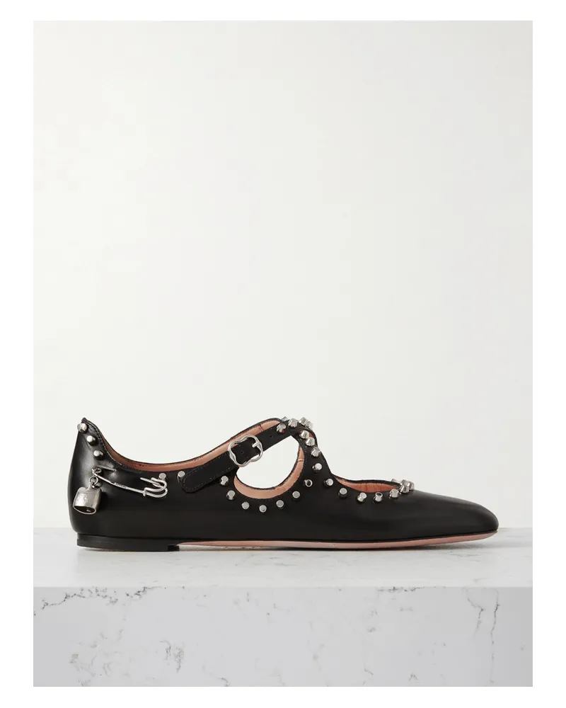 Bally Ballerinas aus Leder Schwarz