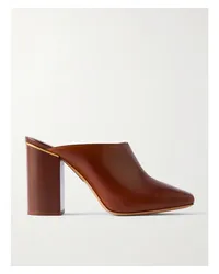 Chloé Ambre Mules aus Leder Braun