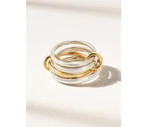 Hyacinth Mx Ring Aus 18 Karat Gold Und Sterlingsilber