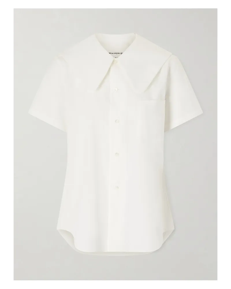 Comme des Garçons Cotton Poplin Shirt - White White