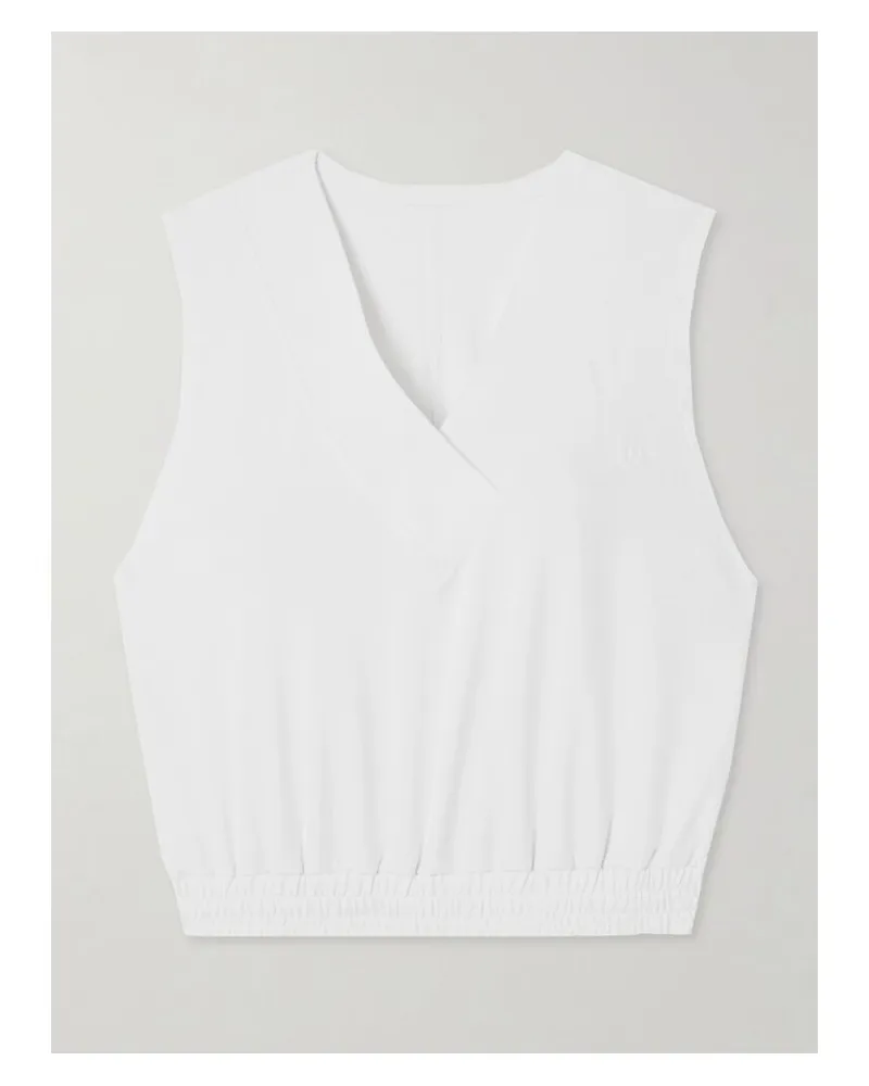 LULULEMON Verkürztes Tanktop Aus Stretch-jersey - Weiß Weiß