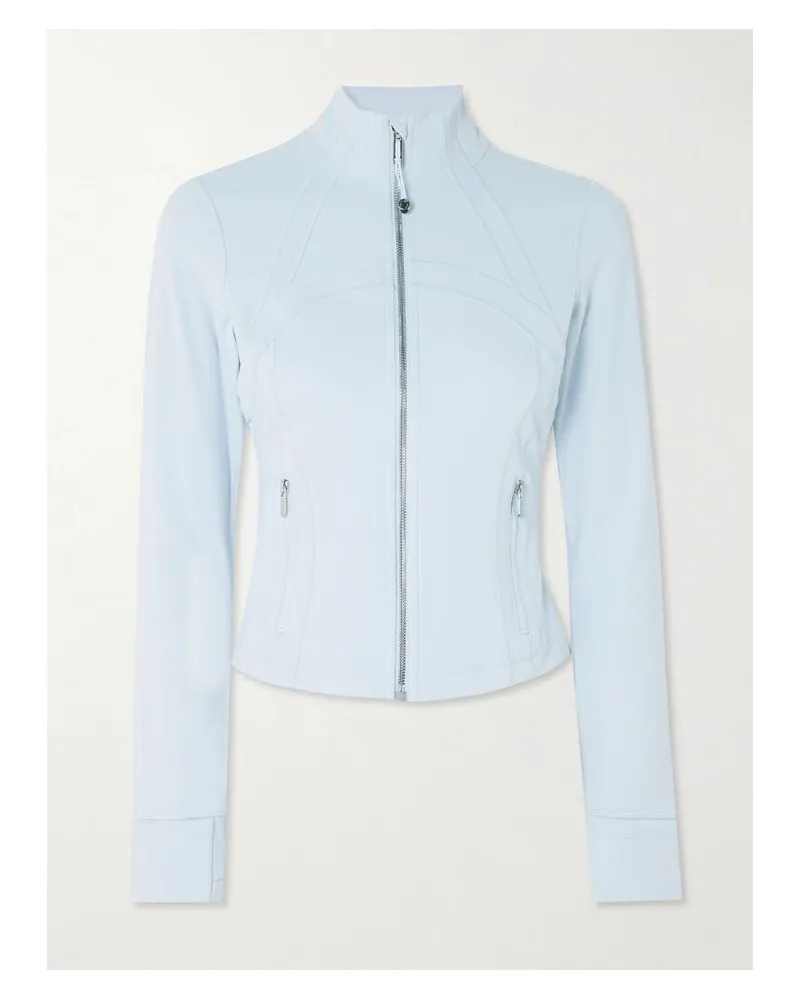 LULULEMON Define Verkürzte Jacke Aus Nulu™-material - Blau Blau