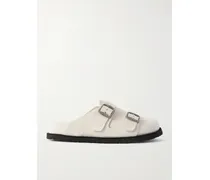 222 West Suede Clogs - Neutrals