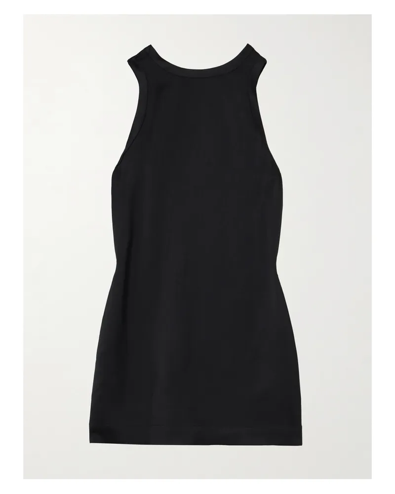 Totême Tanktop Aus Satin - Schwarz Schwarz