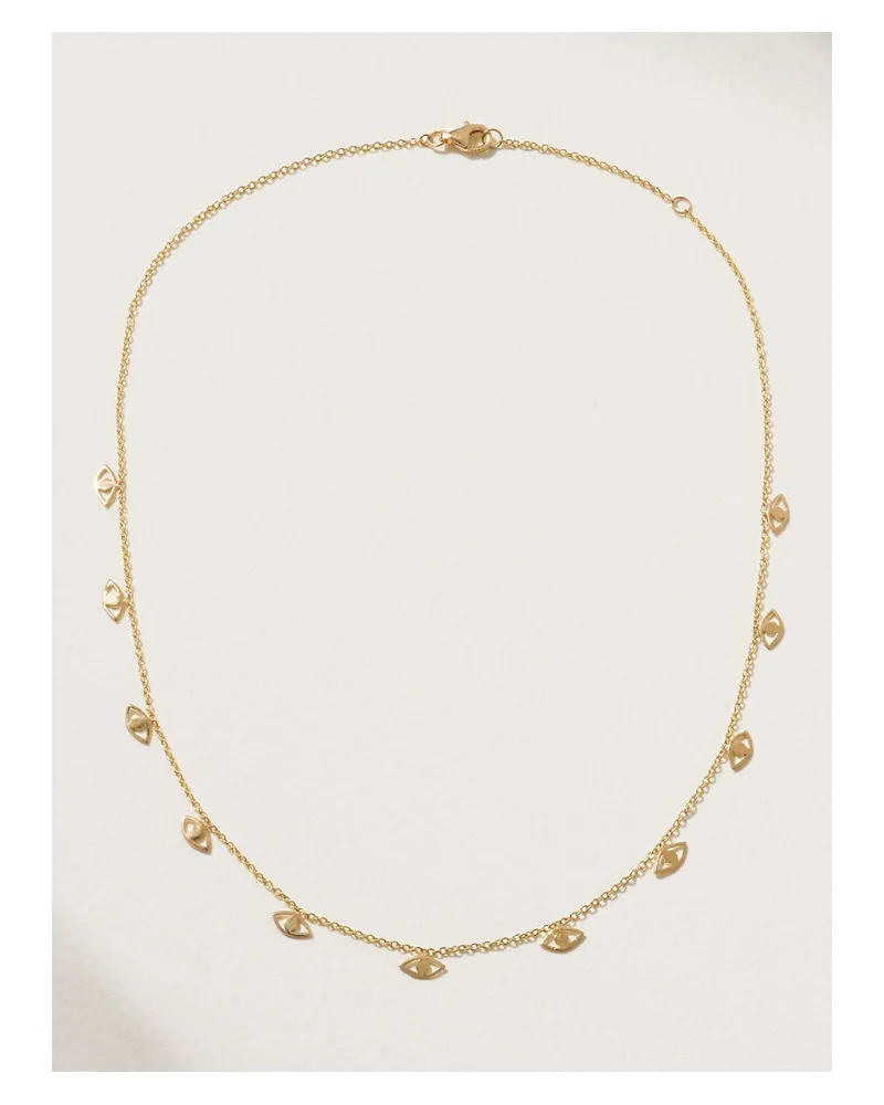 L’Atelier Nawbar Eye Kette Aus 18 Karat Gold Gold
