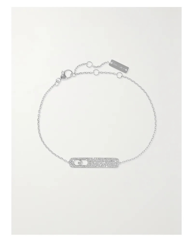 Messika My First Diamond Armband Aus 18 Karat Weißgold Mit Diamanten Gold