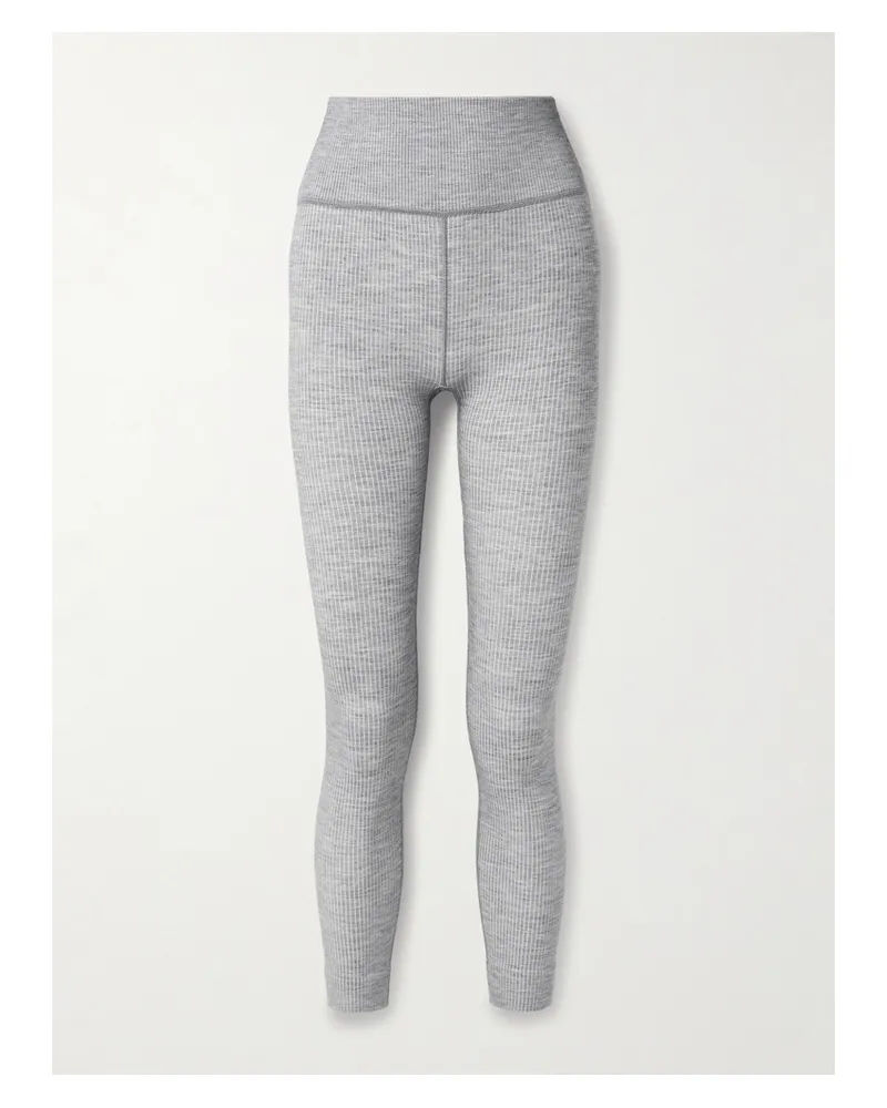 CORDOVA Stowe Gerippte Leggings Aus Einer Wollmischung - Grau Grau