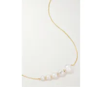 Lune Perle Kette aus 14  mit Perlen