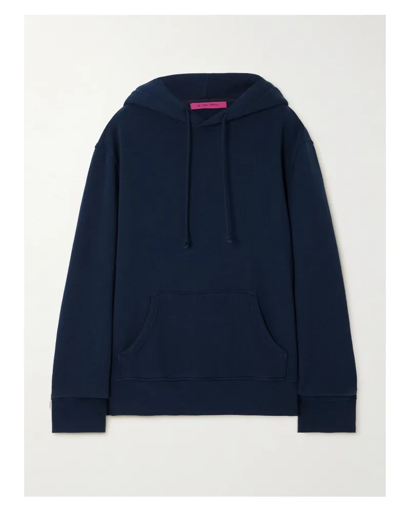 The Elder Statesman Hoodie Aus Einer Baumwoll-kaschmirmischung - Blau Blau