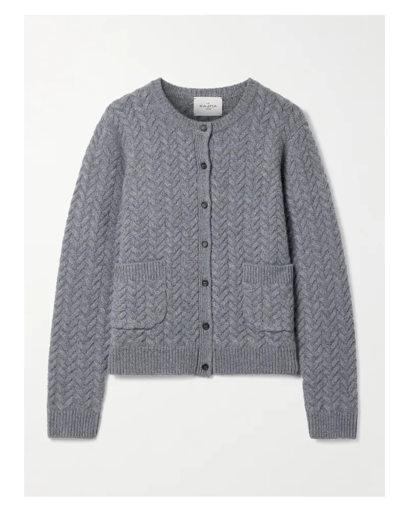 Le Kasha 1918 Basuari Organic Cashmere Cardigan - Gray Gray