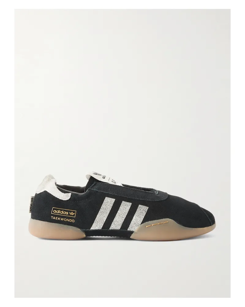 adidas Song For The Mute Taekwondo Mei Sneakers Aus Veloursleder - Schwarz Schwarz