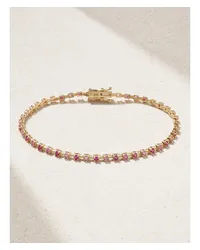 Stone & Strand Pink Power Armband aus 14 Karat Gold