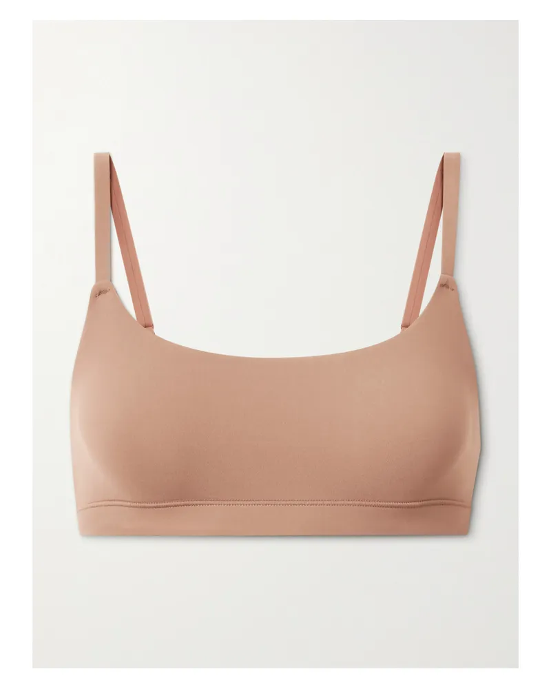 SKIMS Fits Everybody Scoop Neck Bra – Sienna – Soft-bh - Neutral Neutral