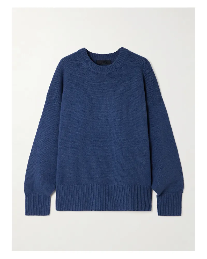 arch4 Belfast Kaschmirpullover - Blau Blau
