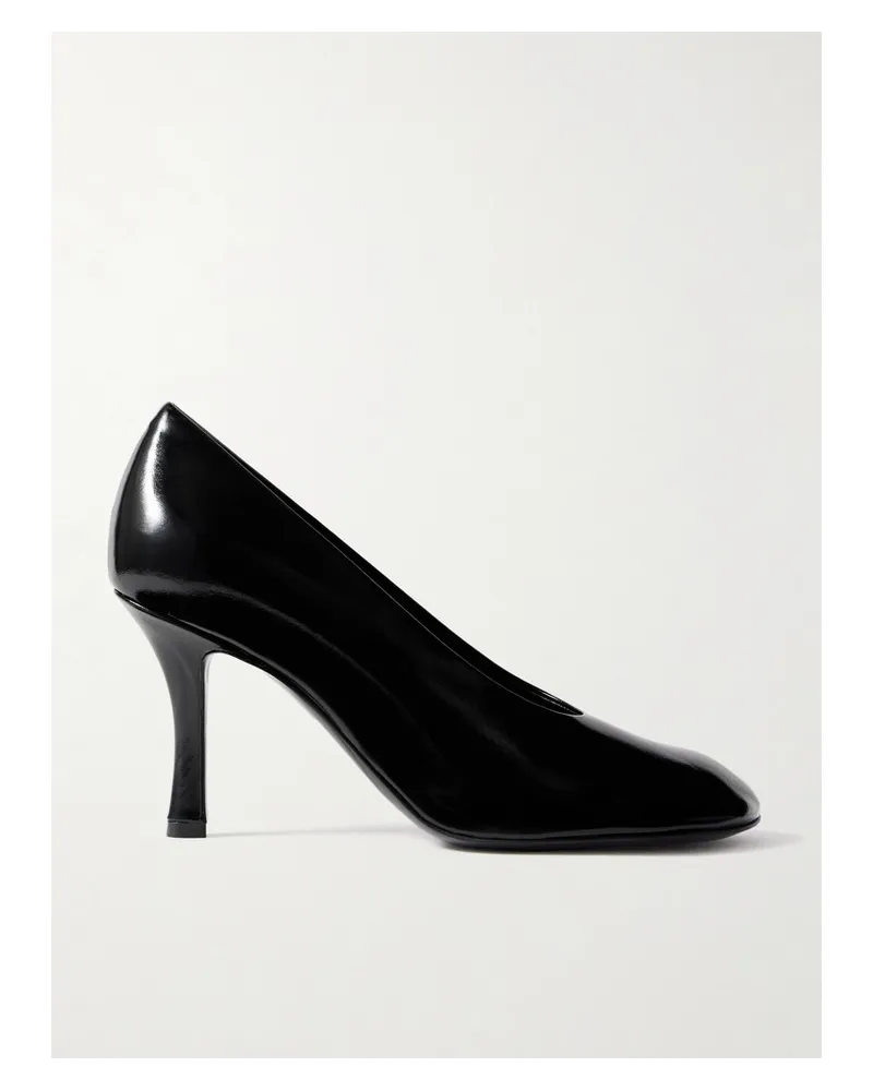 Burberry Pumps aus Glanzleder Schwarz