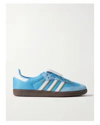 adidas Samba Og Sneakers aus Mesh, Veloursleder und Leder Blau