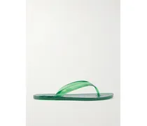 Saionara Jelly Pvc Flip Flops - Green