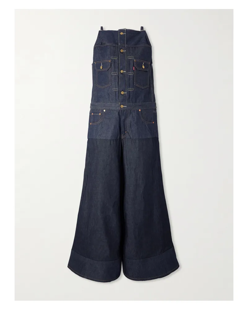 Sacai Levi's Jumpsuit Aus Denim - Blau Blau