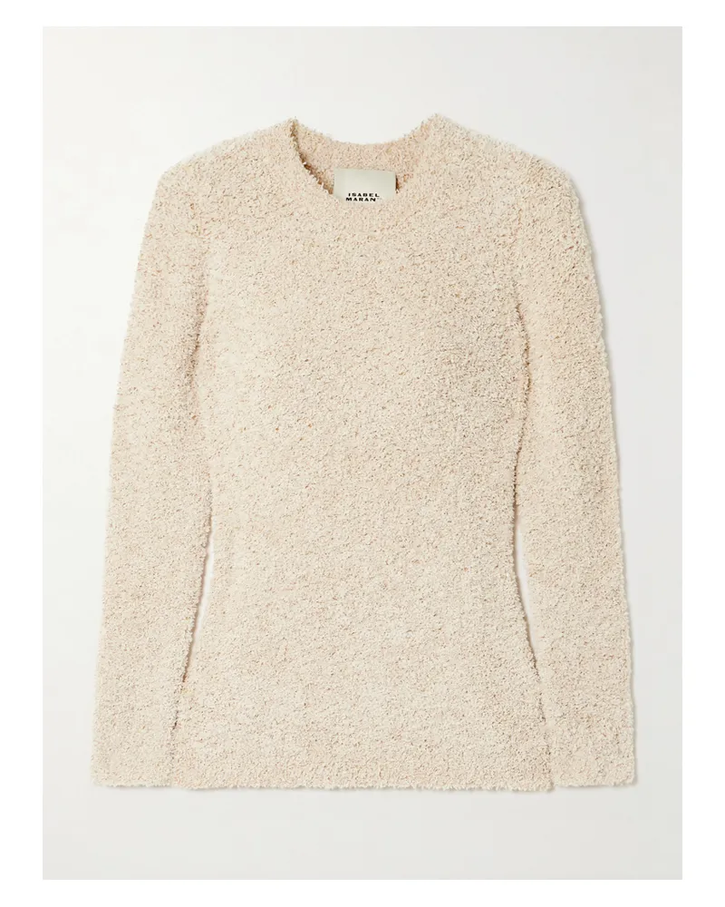 Isabel Marant Bethany Strukturierter Strickpullover - Ecru Ecru