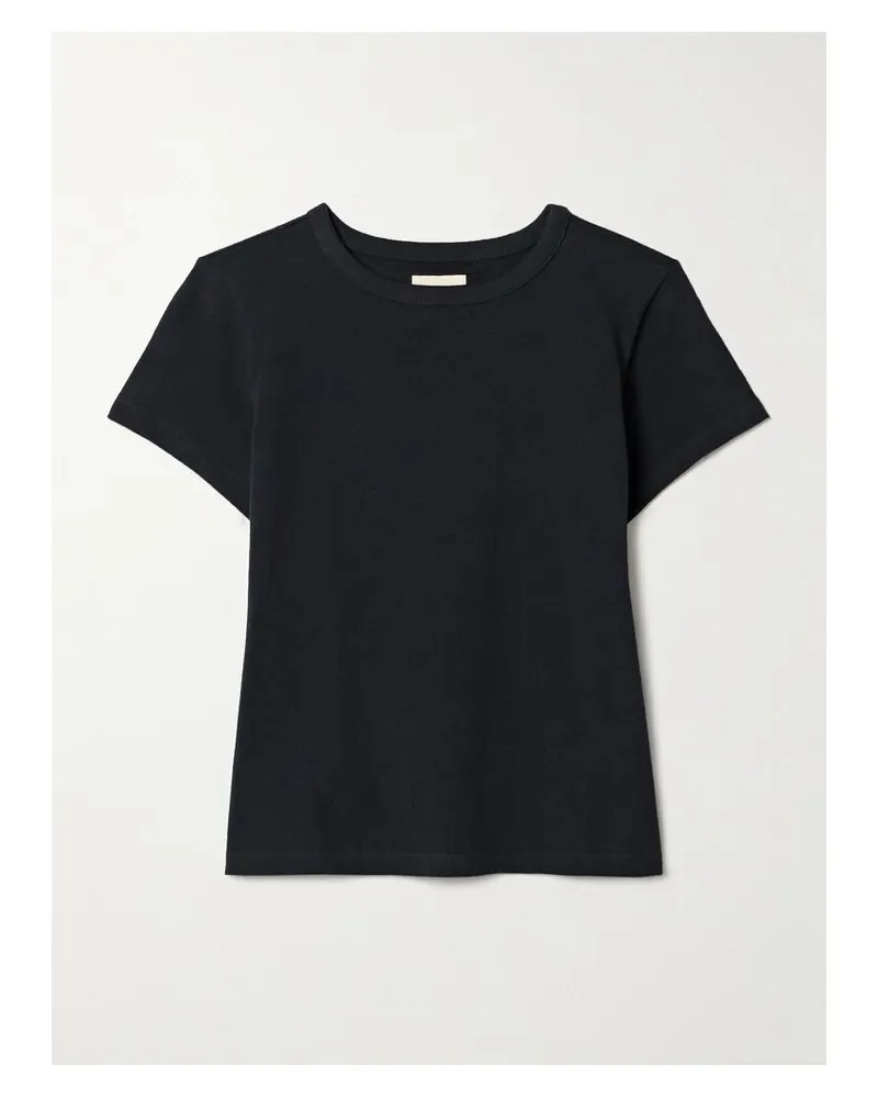 KHAITE Samson T-shirt Aus Baumwoll-jersey - Schwarz Schwarz