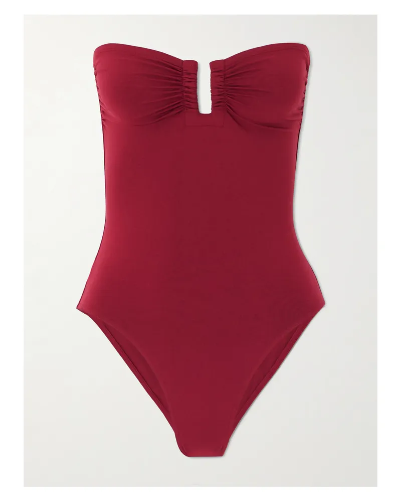 Eres Les Essentiels Cassiopée Bandeau Swimsuit - Red Red