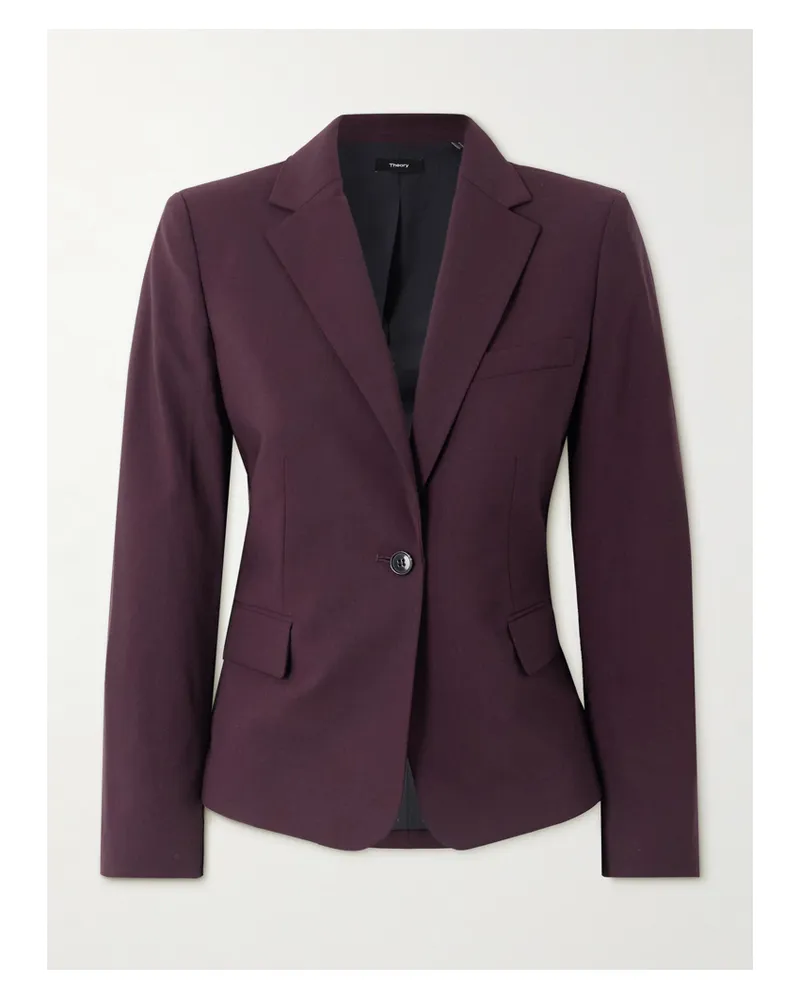 Theory Blazer Aus Einer Wollmischung - Lila Lila