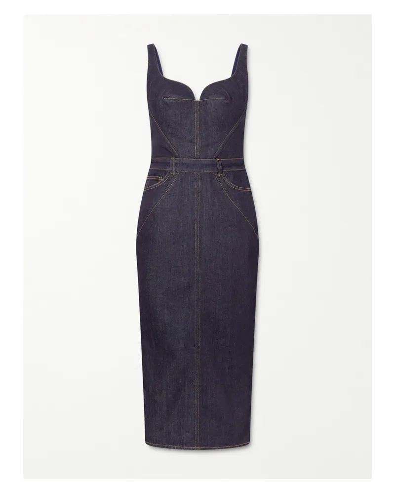 Givenchy Midi-jeanskleid - Blau Blau