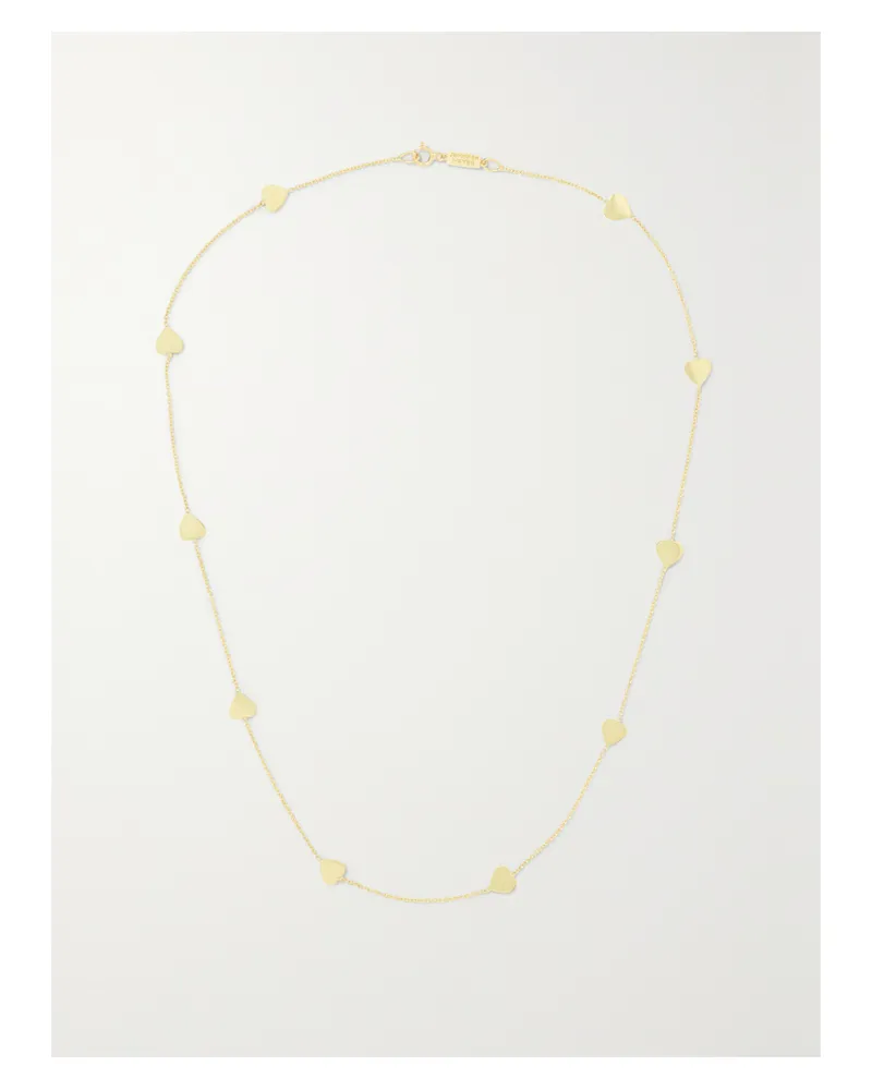 Jennifer Meyer Heart-by-the-inch Kette Aus 18 Karat Gold Gold