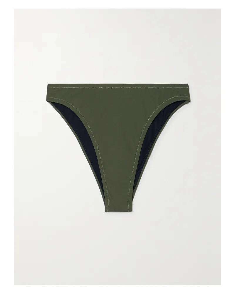 FISCH Net Sustain Flamands Bikini-höschen Mit Recycelten Fasern - Grün Grün